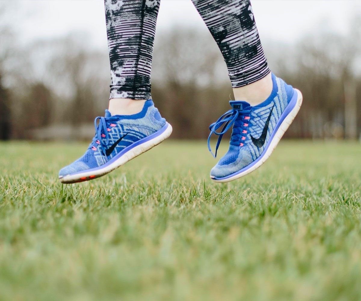 Person Jumping off the Ground